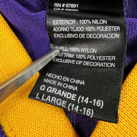 Y2K Reebok NFL Minnesota Vikings Adrian Peterson 28 Jersey Youth Large Purple - Picture 5 of 12